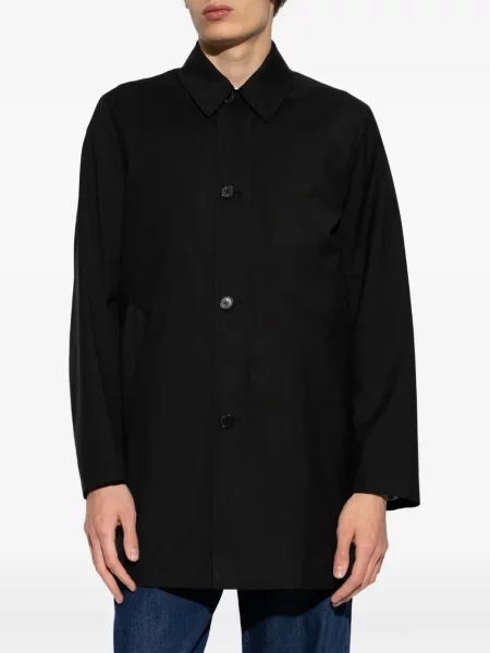 Palton Paul Smith de lână negru