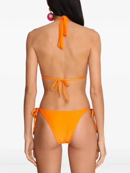 Bikini Amir Slama cu gât halter portocaliu