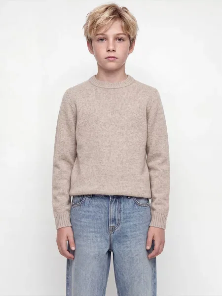 Jack & Jones Junior Pulover JJESoho Ollie grej