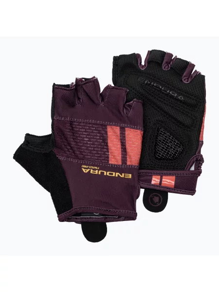 Cyklistické rukavice Endura Aerogel aubergine