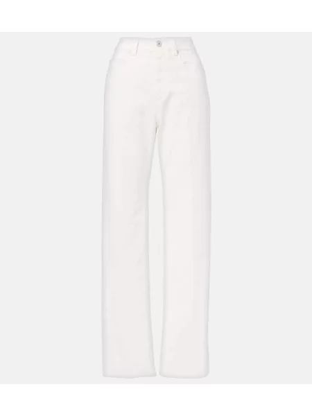 Blugi Brunello Cucinelli alb