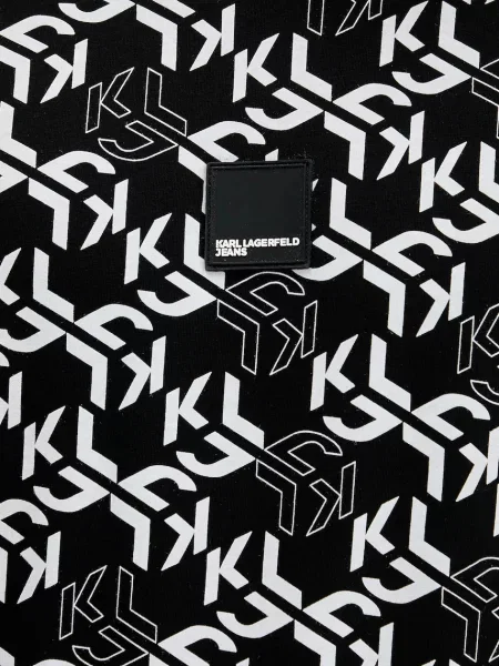 Футболка Karl Lagerfeld Jeans з принтом чорний