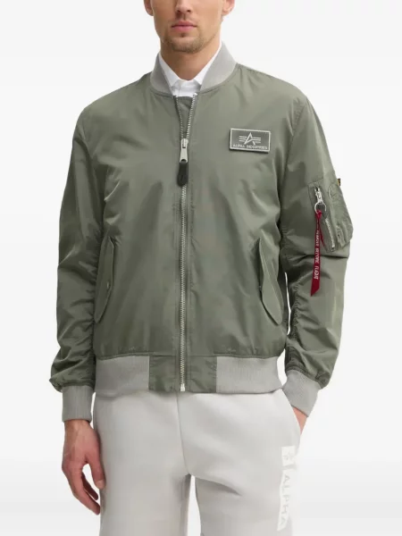 Geacă bomber Alpha Industries verde