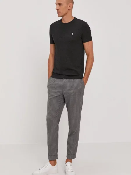 Polo Ralph Lauren T-shirt gładki czarny