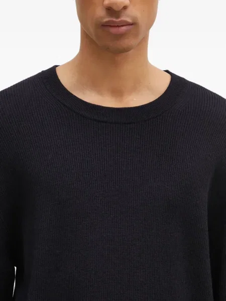 Pulover Paul Smith cu decolteu rotund negru