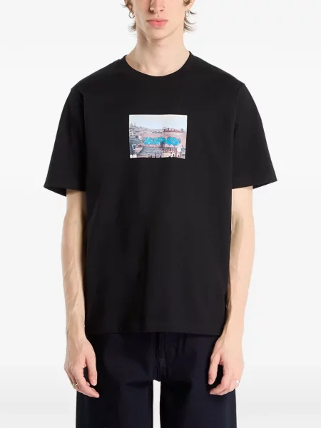 Tricou Wasted cu imagine negru
