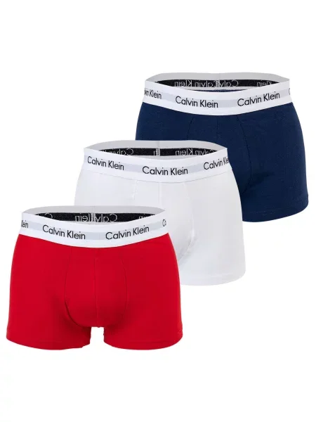 Calvin Klein Underwear Boksarice modra / svetlo rdeča / črna bela