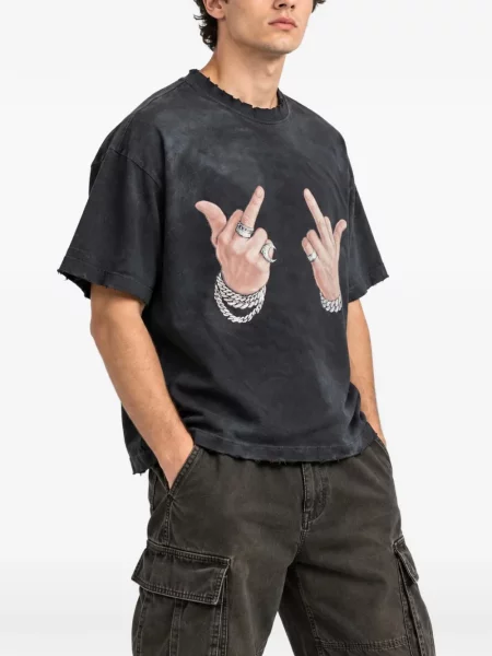Tricou Warman zdrențuiți negru