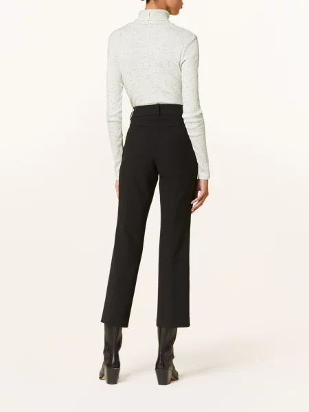 Cambio Spodnie Bootcut Farah schwarz