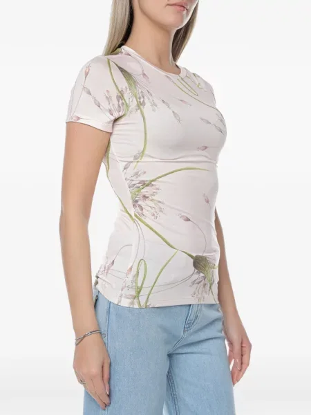 Φλοράλ μπλούζα Ted Baker με σχέδιο ροζ