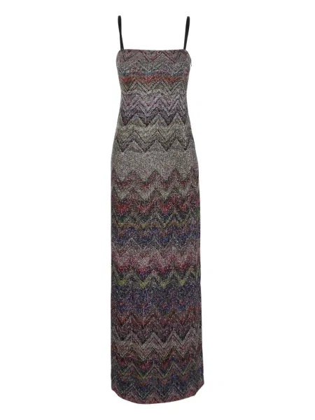 Rochie fără mâneci Missoni fără mâneci de costum albastru