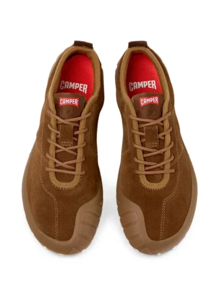 Sneakerși Camper din piele de căprioară maro