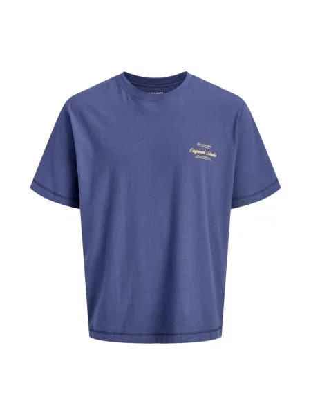JACK & JONES Tricou Norrebro / galben albastru