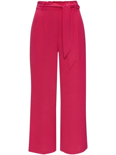 VIVANCE Hlače temno roza