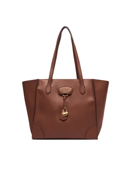 Τσάντα LOVE MOSCHINO καφέ