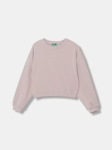 United Colors of Benetton mikina dětská růžová