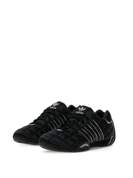 Велурени маратонки Adidas Gazelle на райета бяло