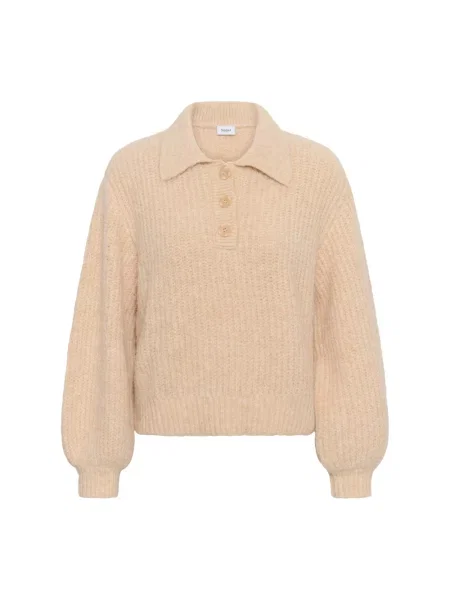 Dzianinowy sweter Saint Tropez beżowy