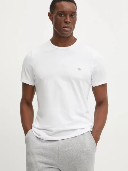 Majica lounge Emporio Armani Underwear bela