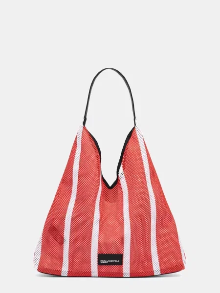 Geantă Karl Lagerfeld Jeans alb