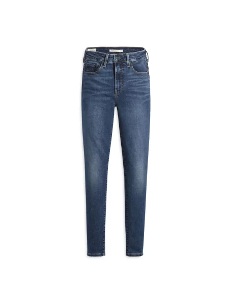 Skinny jeansy skinny Levi's niebieskie