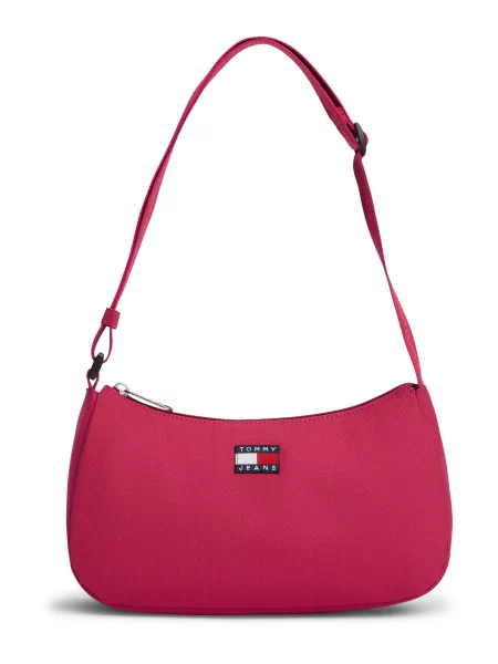 Tommy Jeans Kabelka na rameno ESS DAILY purpurová ružová