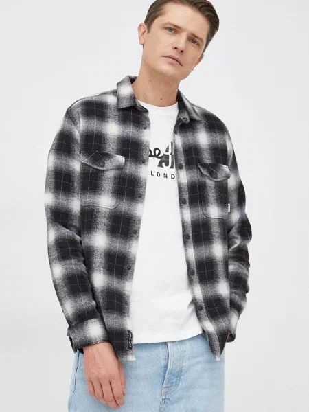 Cămașă Pepe Jeans negru