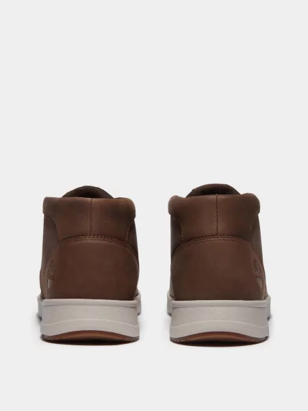 Кожаные ботинки Timberland в уличном стиле коричневые