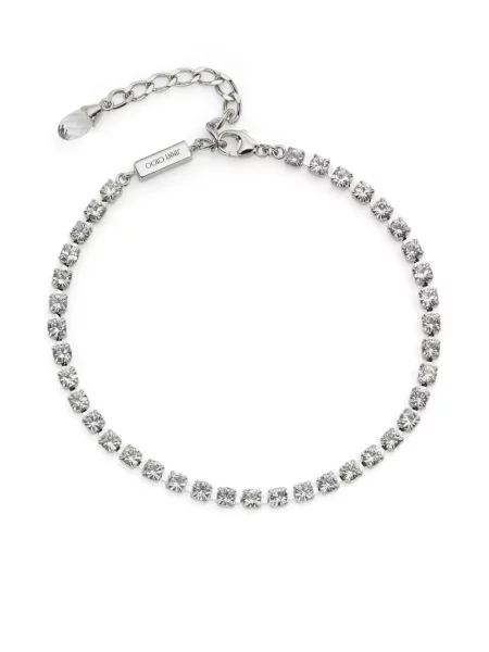 Brăţară Jimmy Choo de cristal argintiu