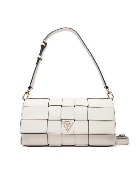 Τσάντα Guess Maylee λευκό