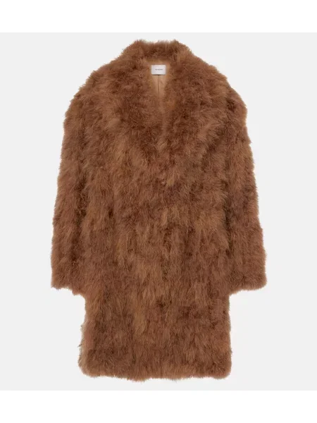 Plašč Yves Salomon rjava