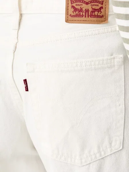 Levi's дънки wide leg дамски MIDDY WIDE LEG бежово