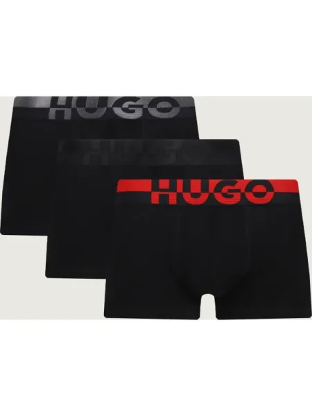Hugo Bodywear Chiloți boxer SPLIT LOGO negru