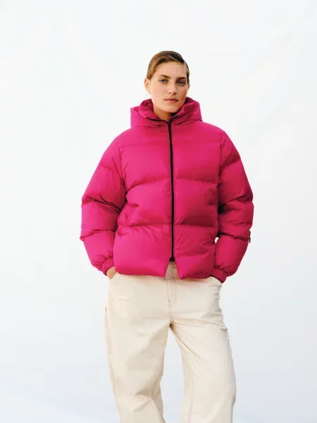 MARCHI Пуховик Малиновий рожевий