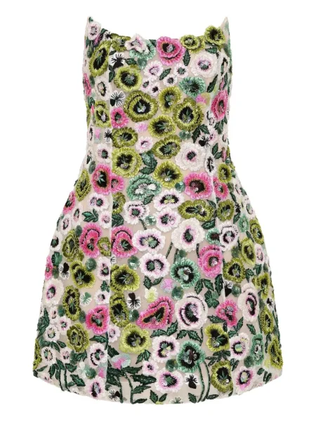 Mała mały sukienka mini Rachel Gilbert garniturowa zielona