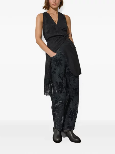 Pantaloni Liu Jo cu imagine negru