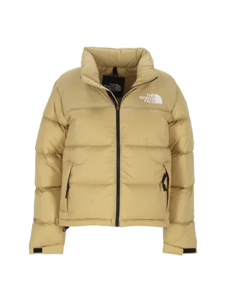 Kurtka puchowa The North Face retro beżowa