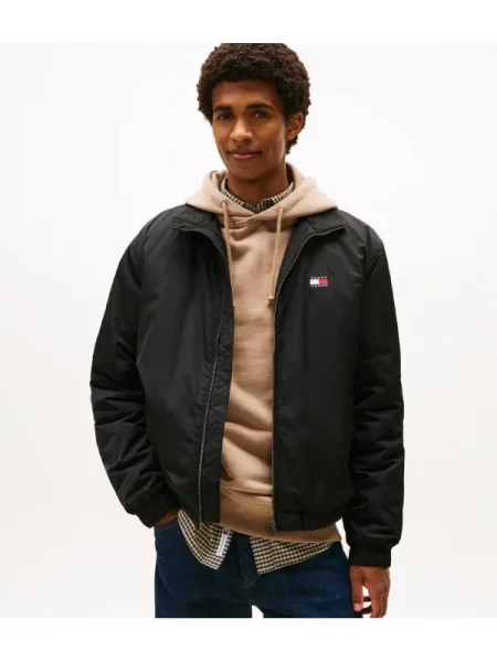Kabát Tommy Jeans fekete