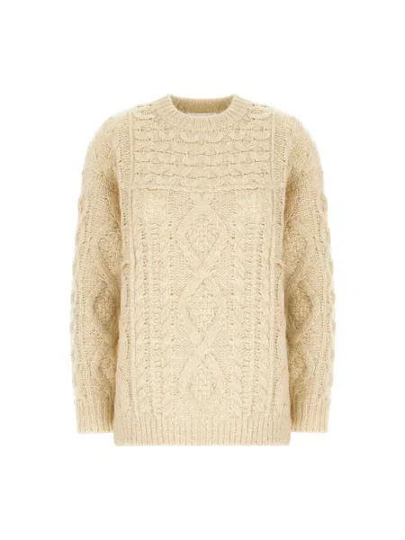 Sweter Marant Etoile wełniany beżowy
