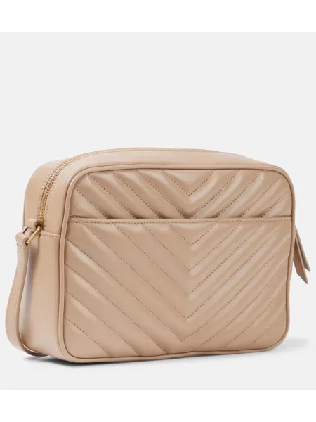 Geanta de piele Saint Laurent din piele roz