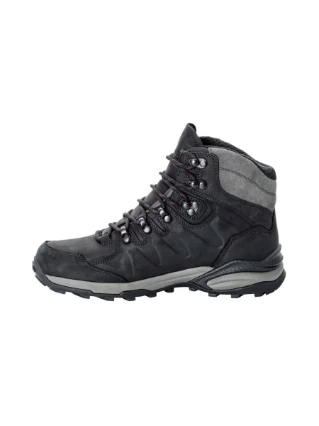 Jack Wolfskin Refugio Prime Texapore Mid phantom pánske trekové topánky čierna