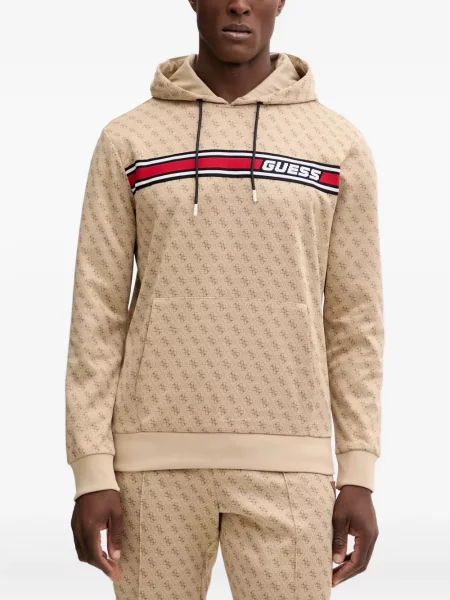 Суичър с качулка Guess с връзки
