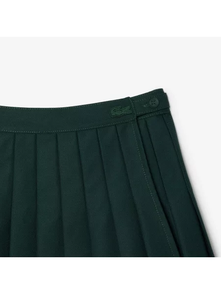 Lacoste Spódnica Ciemnozielona zielony