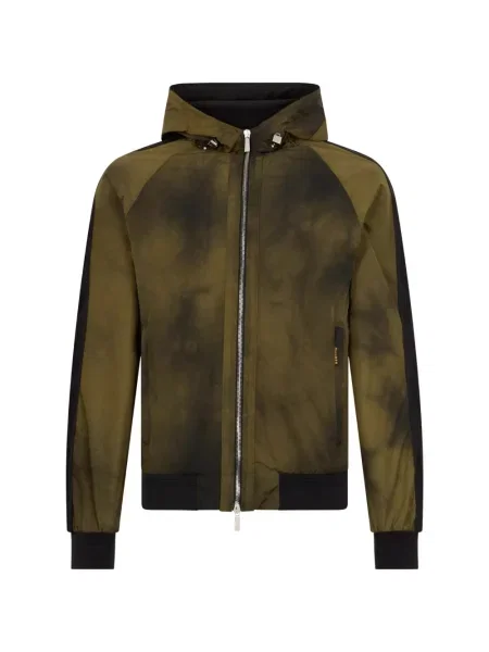 Bunda Moorer s kapucí zelená