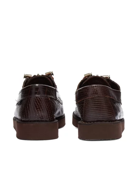 Loafersy Sebago brązowe