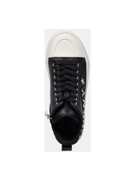 Sneakersy Dkny skórzane czarne