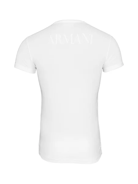 Emporio Armani Tričko čierna biela