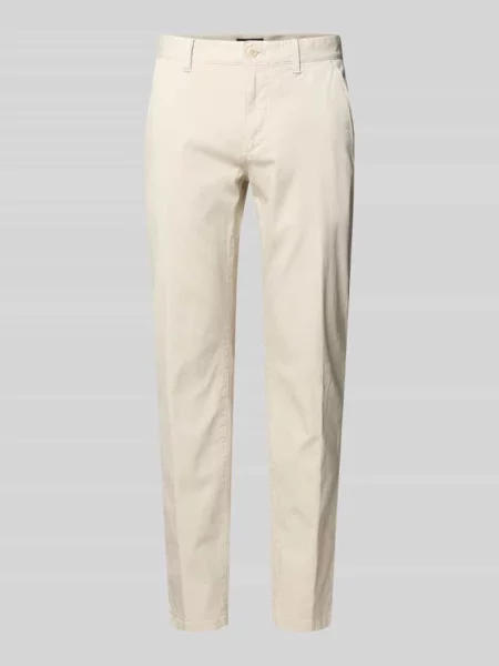 Chinosy o kroju shaped fit z mieszanki bawełny model ‘STIG’ Marc O'polo beżowe