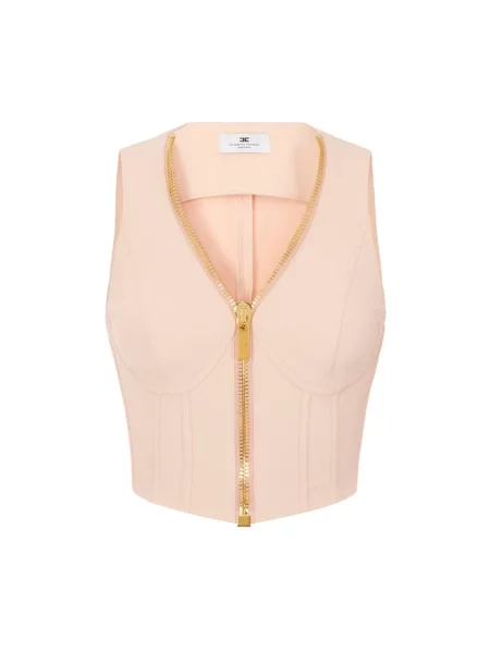 Top Elisabetta Franchi różowy