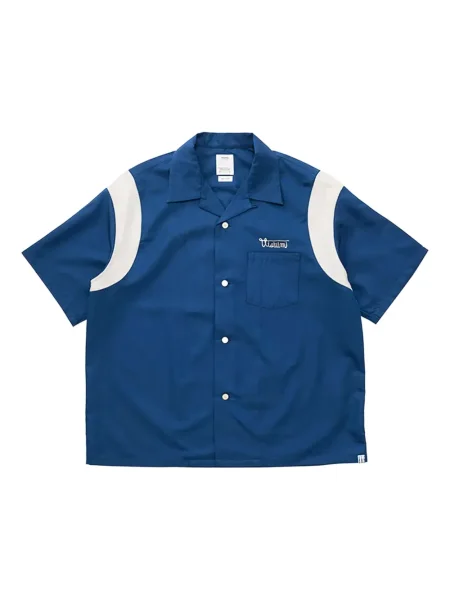 Pruhovaná košile Visvim modrá